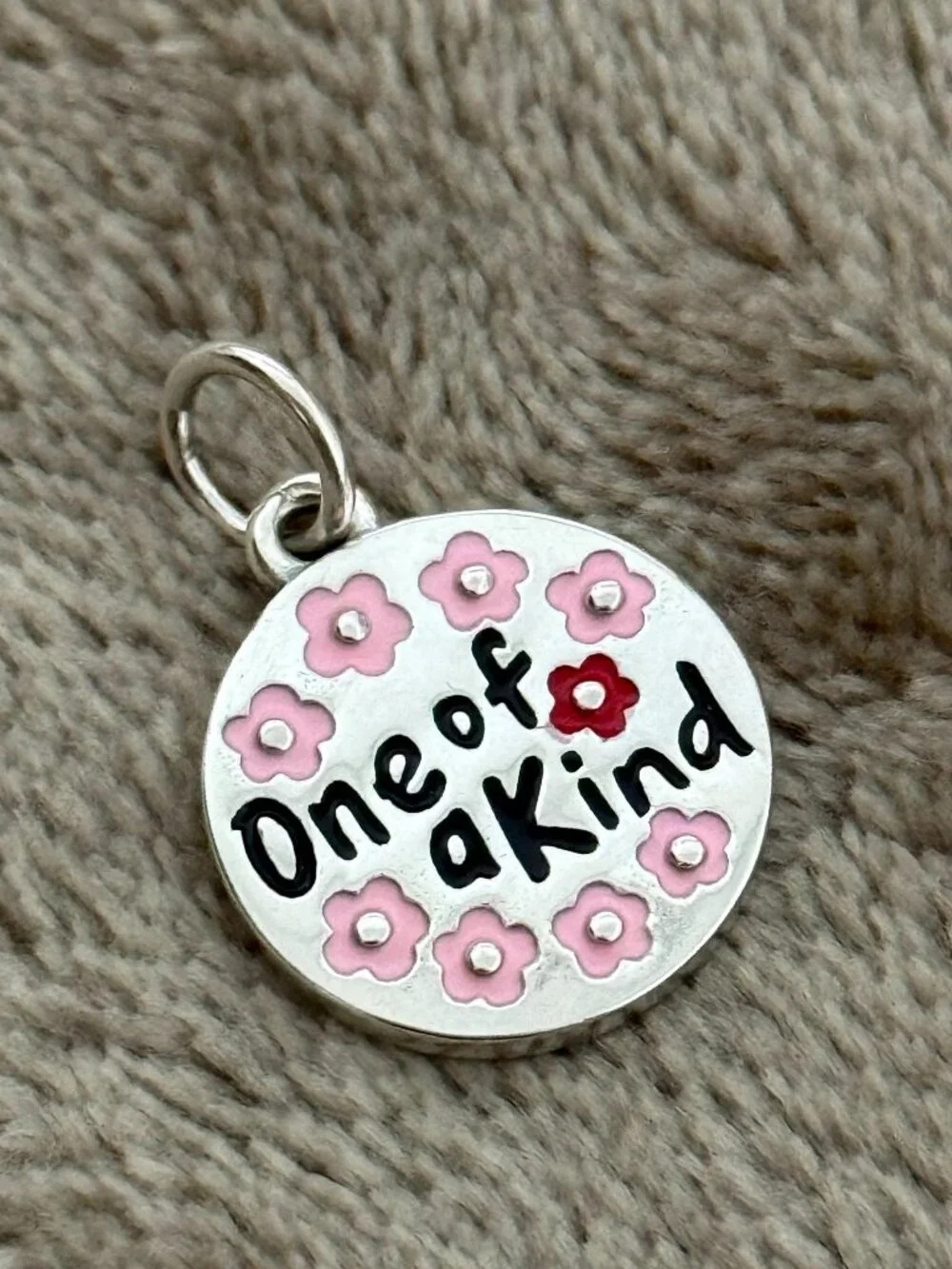 925 Sterling Silver Enamel One of a Kind Charm